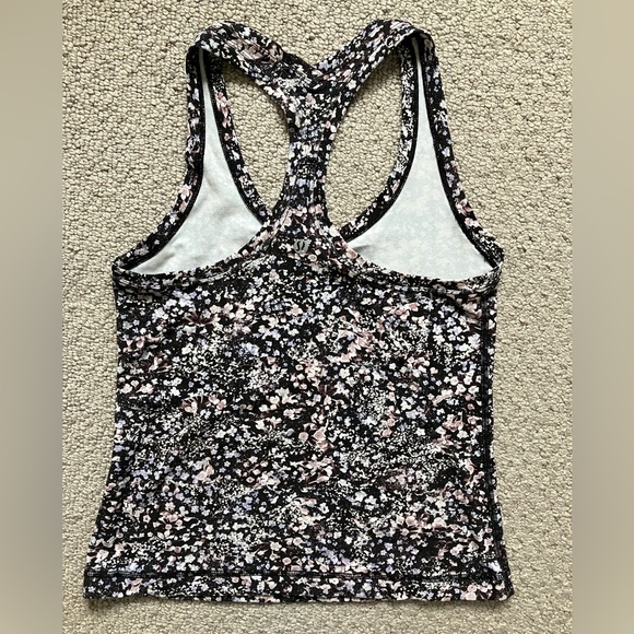 Lululemon Cool Racerback II Floral Spritz Multi Tank Top Size 6 - Picture 6 of 7